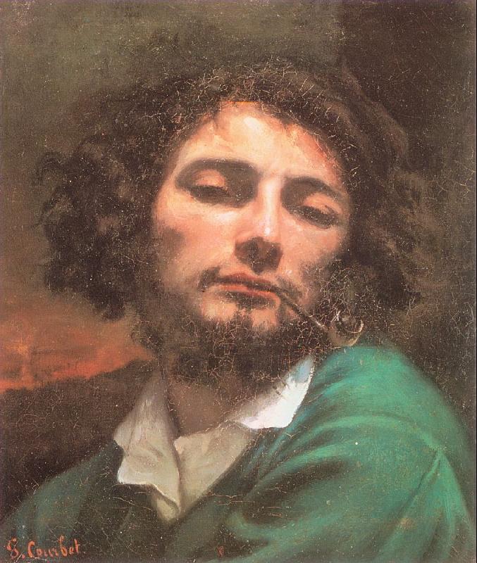 Courbet, Gustave Self-Portrait (Man with a Pipe) Germany oil painting art